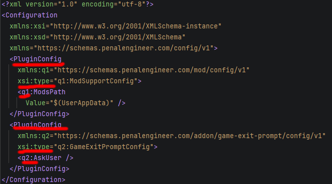First <code>config.xml</code>