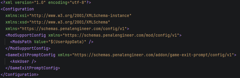 Resulting <code>config.xml</code>